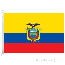 Bandiera nazionale dell&#39;Ecuador 100% poliestere 90*150 cm